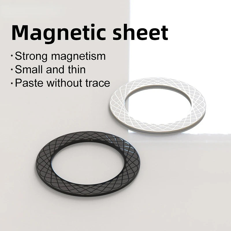 Magnetic Metal Plate Ring for Magsafe Wireless Charger CellPhone Holder - Multiple Colors
