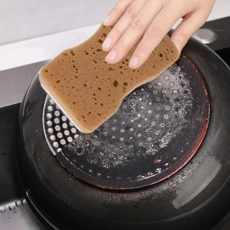 Multi-Layer Dishwashing Sponge Set - 30/5Pcs Thickened Sandy Fiber Kitchen Scrub Pads