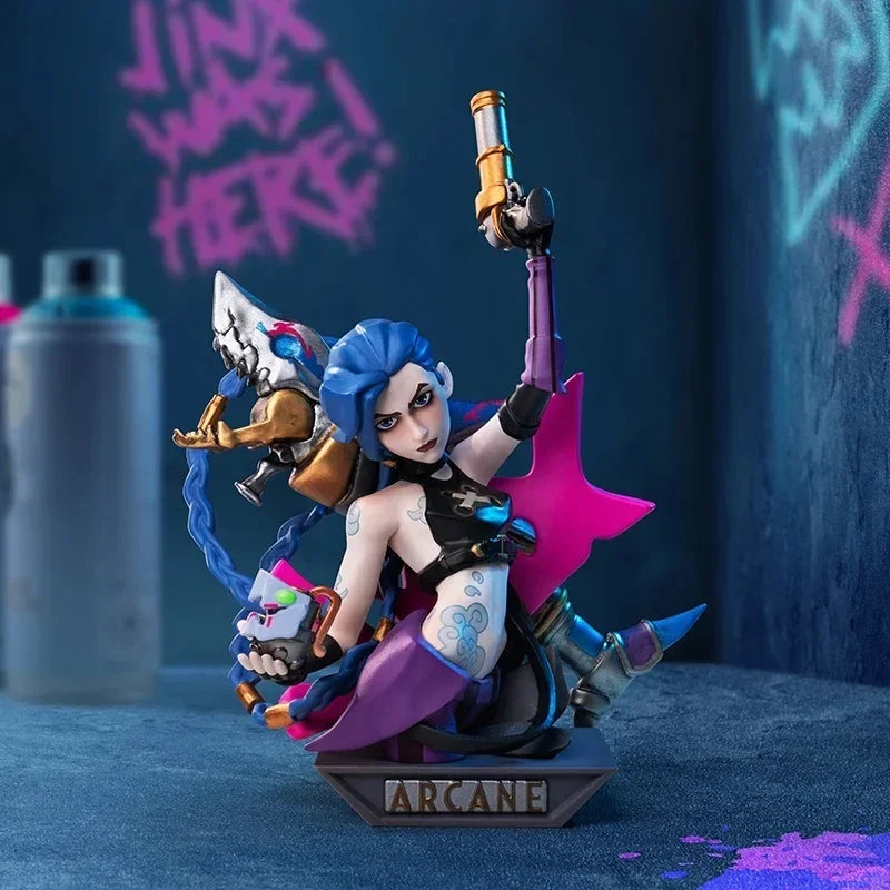 POP MART League of Legends Arcane Series Mystery Box Toy Doll Collection - Desktop Ornaments Gift