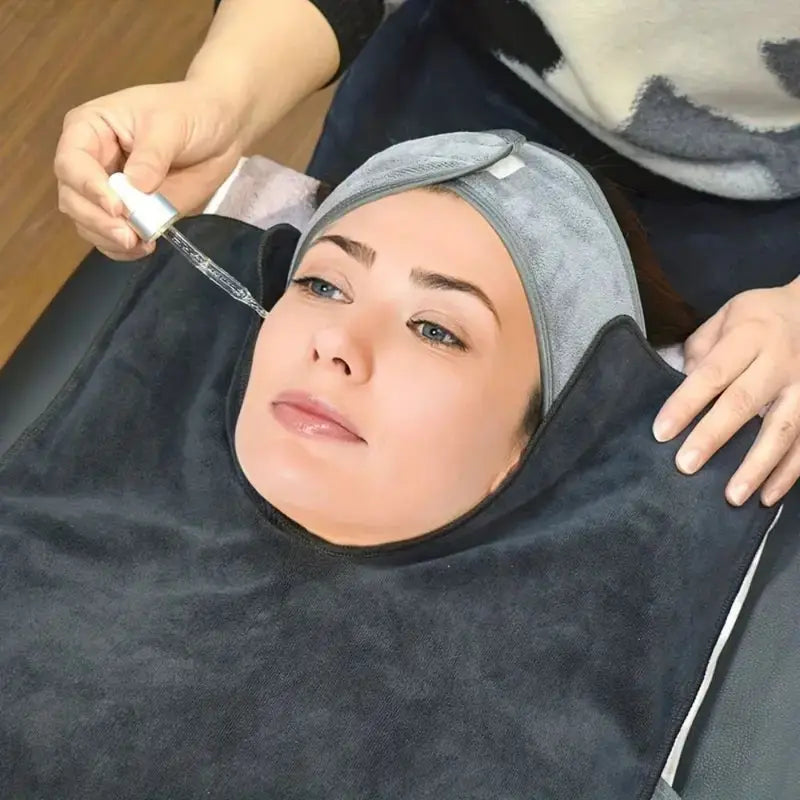Spa Grade U-Shaped Face Towel for Skincare & Massage - Soft Beauty Towel