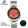 Men's Dive Watch C3 Luminous 316L Steel Waterproof Sapphire MIYOTA Quartz