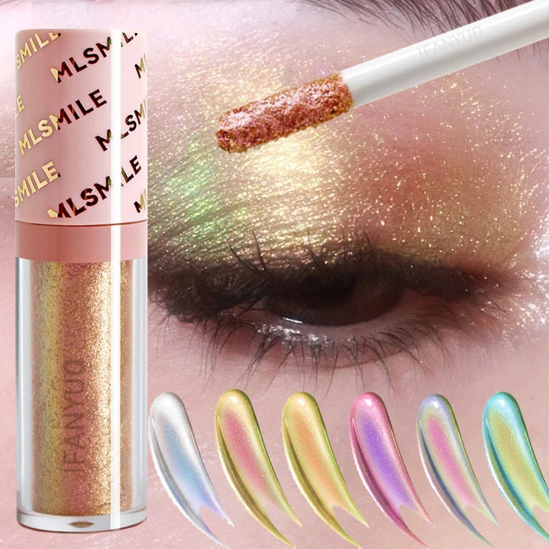 Multichrome Liquid Eyeshadow Set - Brightening, Quick Drying, Long-Lasting Makeup