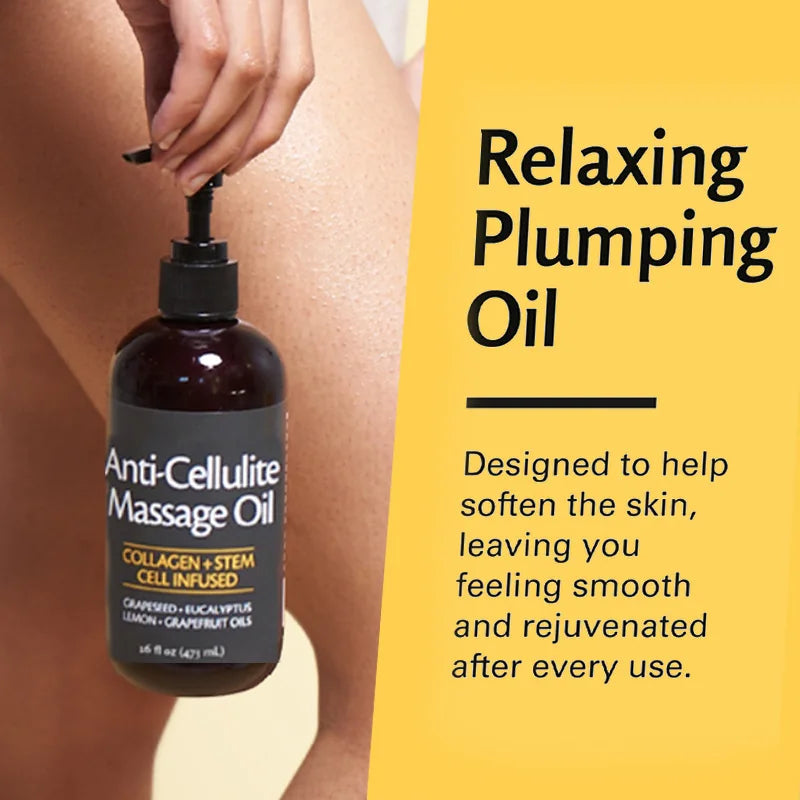 Anti-Cellulite Body Massage Oil 240/100ml Natural Aromatherapy Skin Care