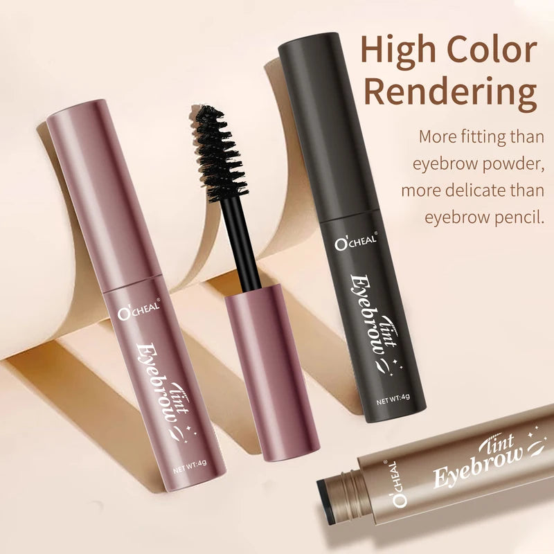 Long-Lasting Waterproof Eyebrow Gel - 4 Colors Quick-Dry Fixing Eyebrow Makeup