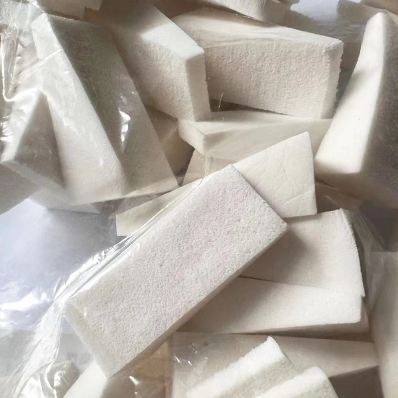 Triangle Makeup Sponges 100PCS Latex Cosmetic Puffs for Foundation & Powder