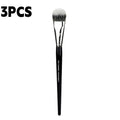 Professional Makeup Foundation Brush Set - Synthetic Bristles, Multiple Handles