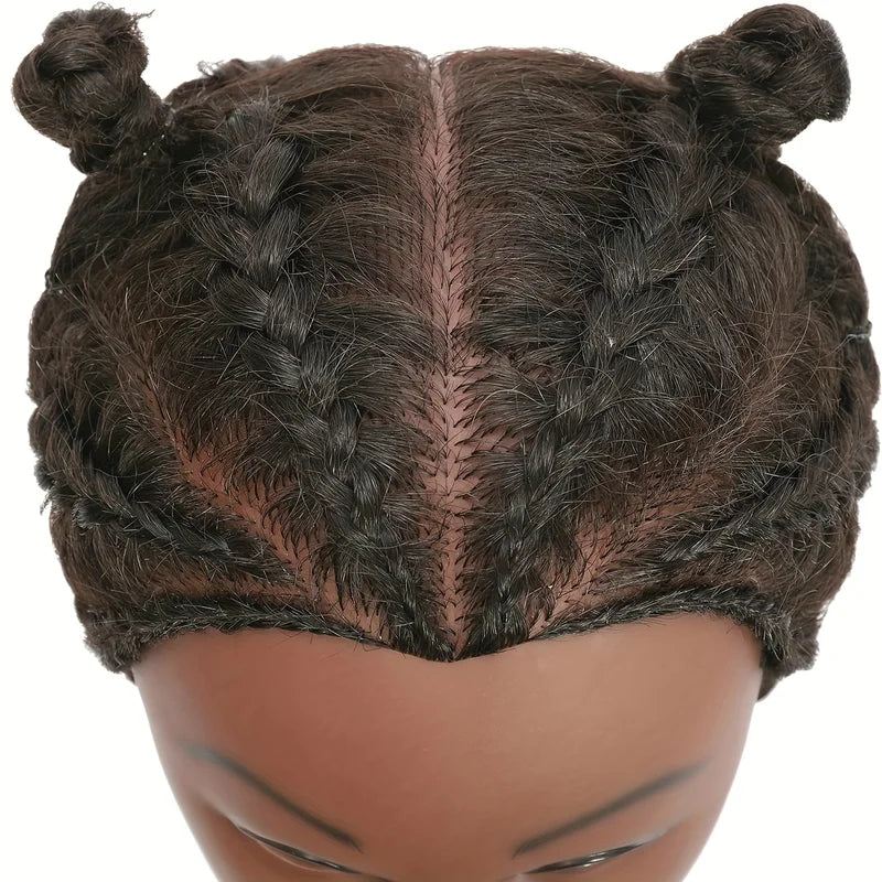 Professional Human Hair Mannequin Head for Hairdressing Practice - 22 Inch Afro Style