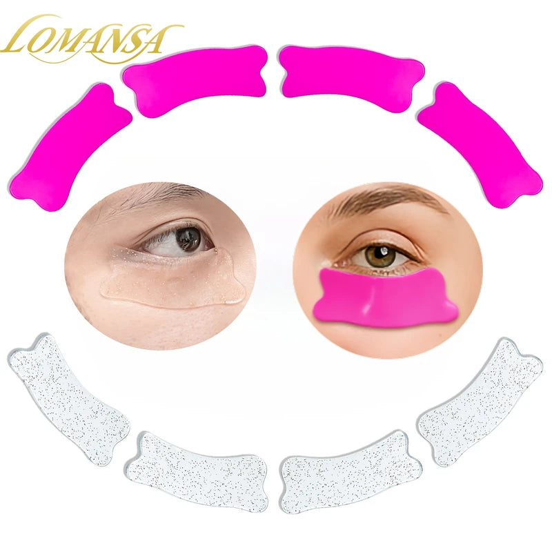 Reusable Silicone Lash Lift Pads - Bear Shaped Eyelash Extensions & Eye Makeup Tools