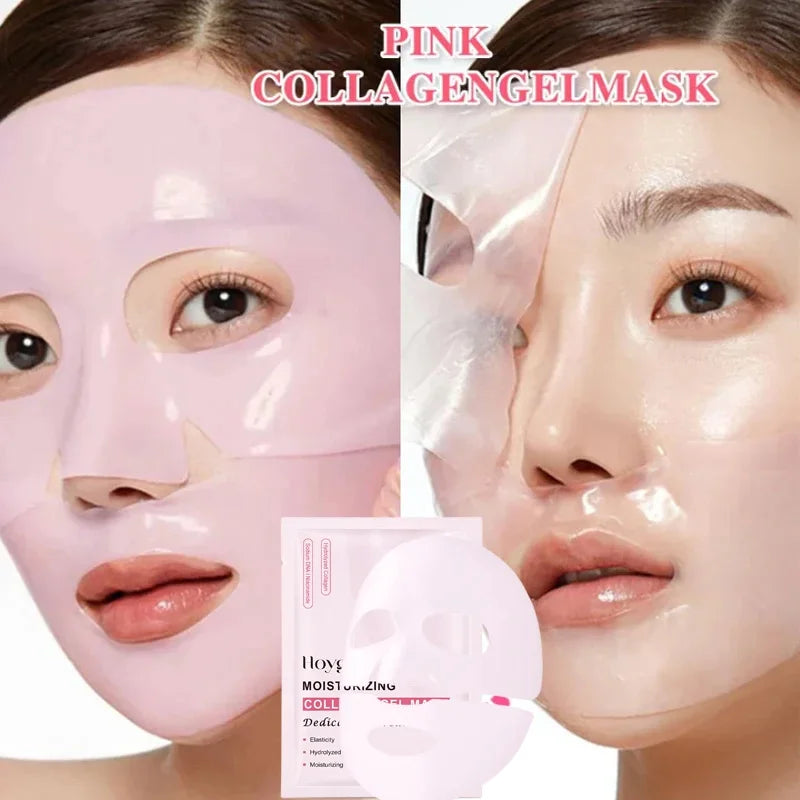 Deep Hydrating Collagen Gel Salmon PDRN Face Mask - Moisturizing & Anti-Aging Hydrogel Sheets