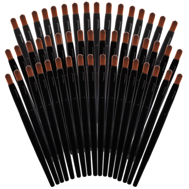 Disposable Lip Brush Applicator Set for Lip Gloss & Makeup - 50/100 Pcs