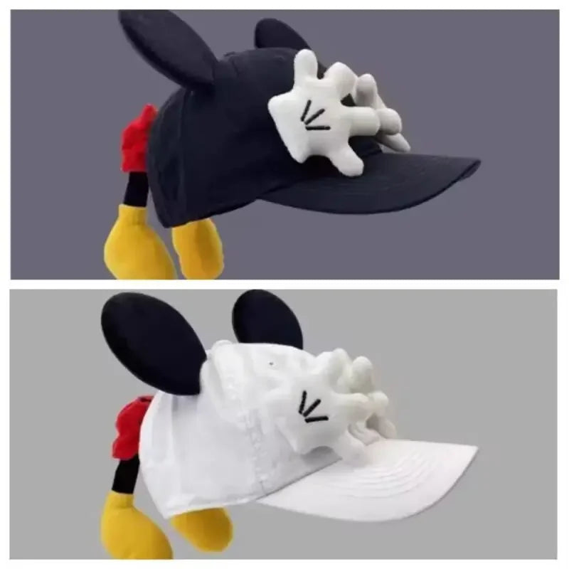 Girls Cartoon Mouse Ears Baseball Cap - Sun Protection Outdoor Fashion