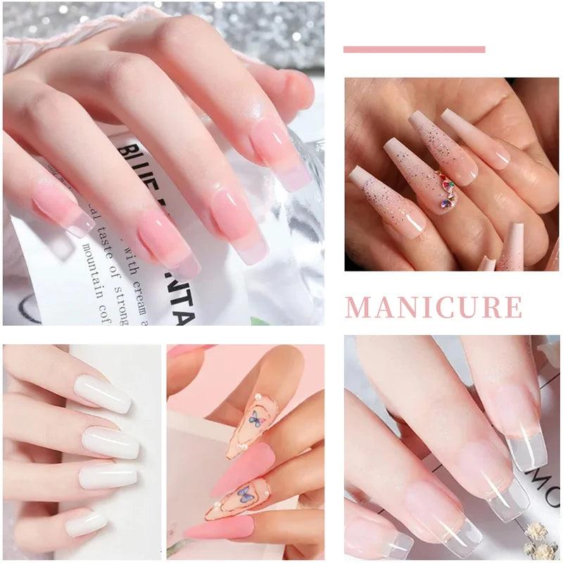 Professional Nail Kit Set with Acrylic Powder & Gel Manicure Tools