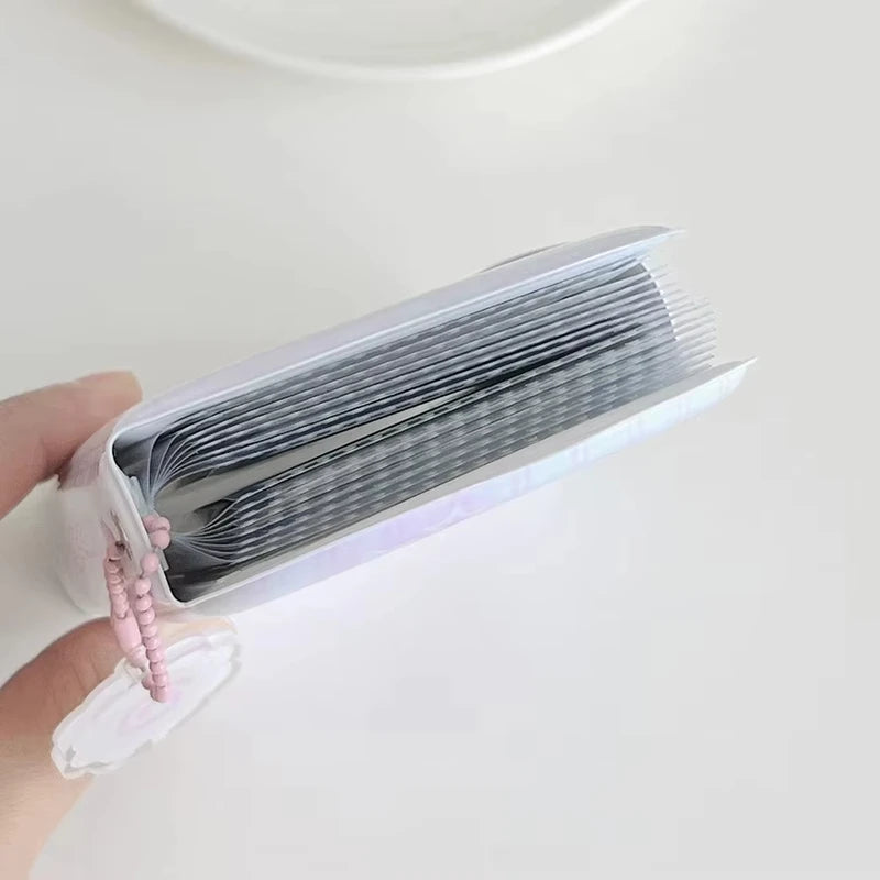 Photo Card Holder Album with 32 Pockets, 3-Inch Small Photo Storage Binder