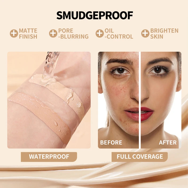 15-Color Face Concealer Palette Camouflage Cream Contour Makeup Kit for Flawless Skin