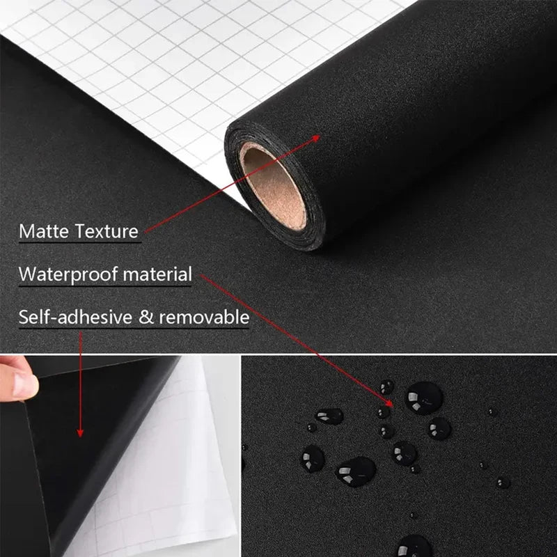 Self-Adhesive Waterproof PVC Contact Paper for Countertops & Cabinets