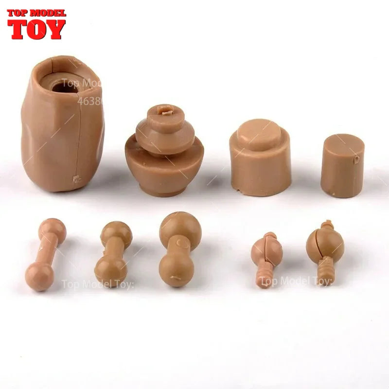 6-Set 1/6 Scale Action Figure Neck & Body Connectors for 12" Dolls