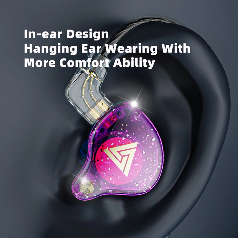 In-Ear Monitor Earphones with Noise Cancelling & Detachable Cable - HI-FI Bass