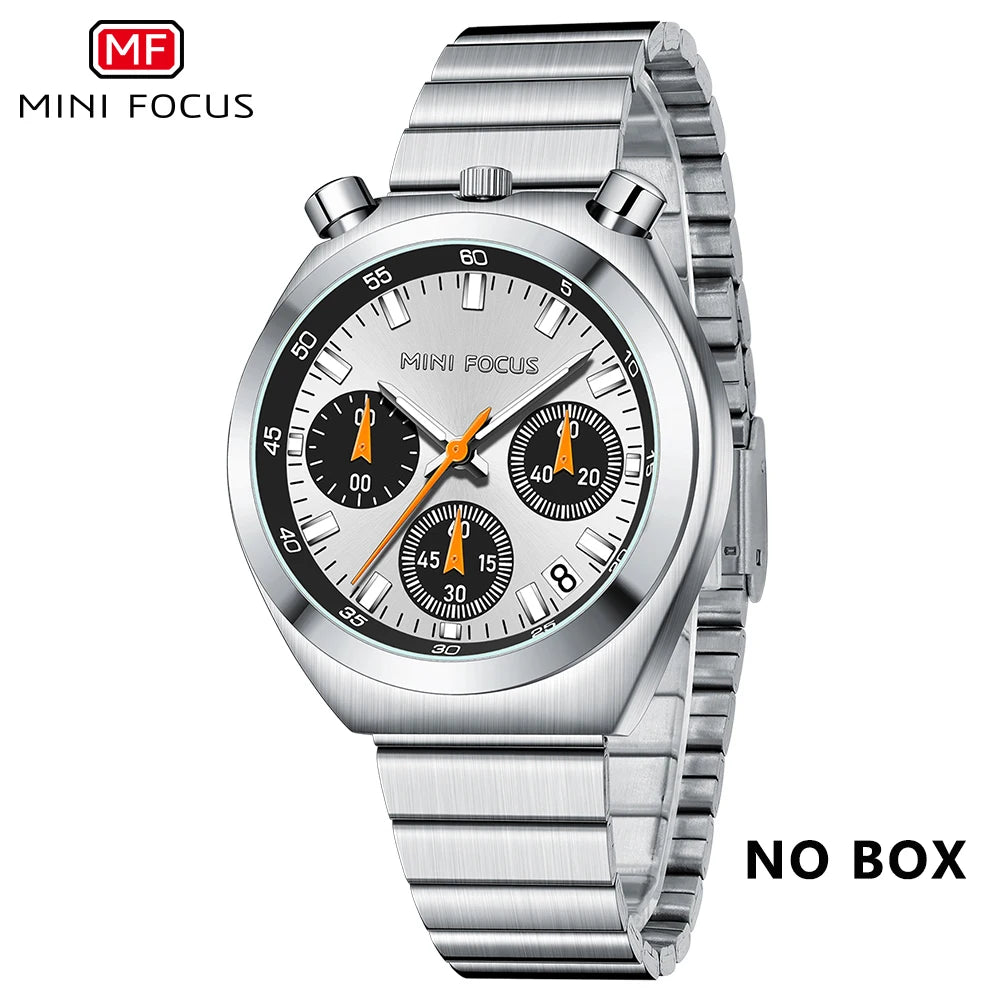 Luxury Women's Quartz Watch with Stainless Steel Strap - Multifunctional Business Style