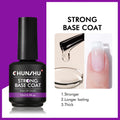 6-in-1 UV Gel Nail Polish Kit Builder Rubber Base Coat Semi-Permanent 15ML