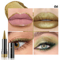 Dual-Finish Lipstick Set with 6 Colors Matte Pearl Waterproof Kiss-Proof