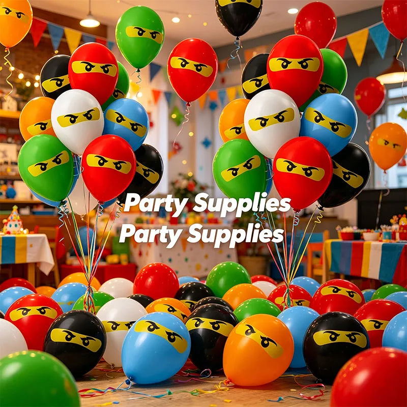 12-Pack Cartoon Themed Latex Balloons for Birthday Party Decorations