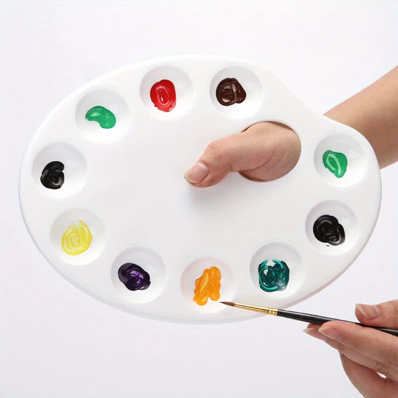 Reusable Painting Palette for Gouache, Acrylic, Watercolor - Eco-Friendly Plastic