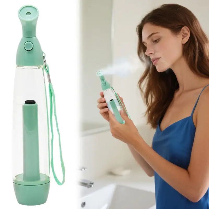 Portable Facial Mister Spray - Handheld Skin Hydrating Humidifier for Travel & Home