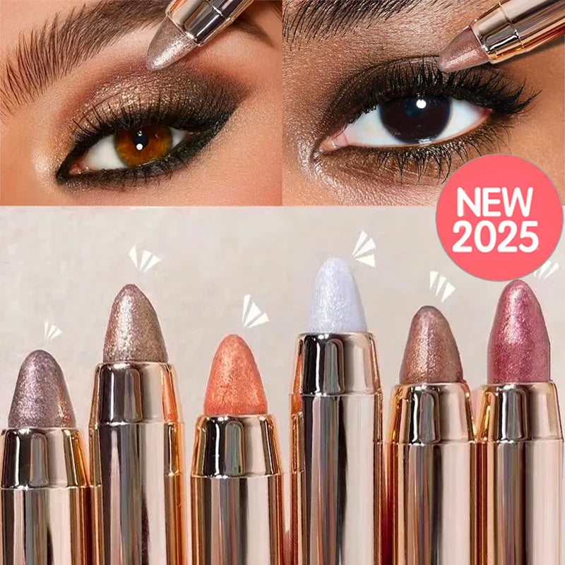 Double-Ended Eyeshadow Stick - Waterproof, Long-Lasting Matte & Glitter Shades