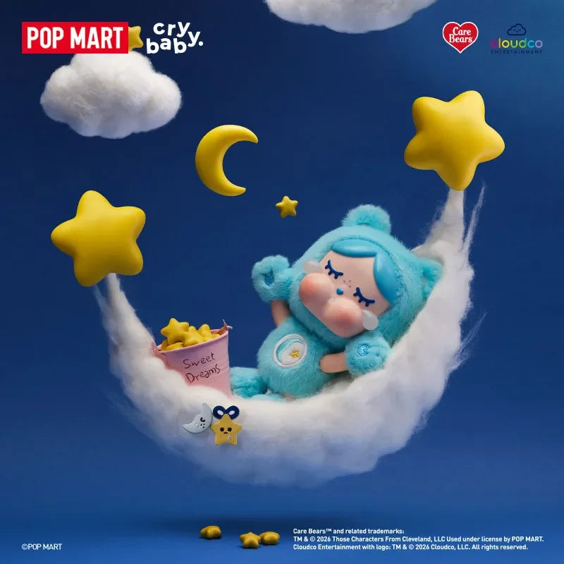 Pop Mart Crybaby Care Bears Vinyl Plush Pendant Blind Box Toy - Mystery Figure Ornament