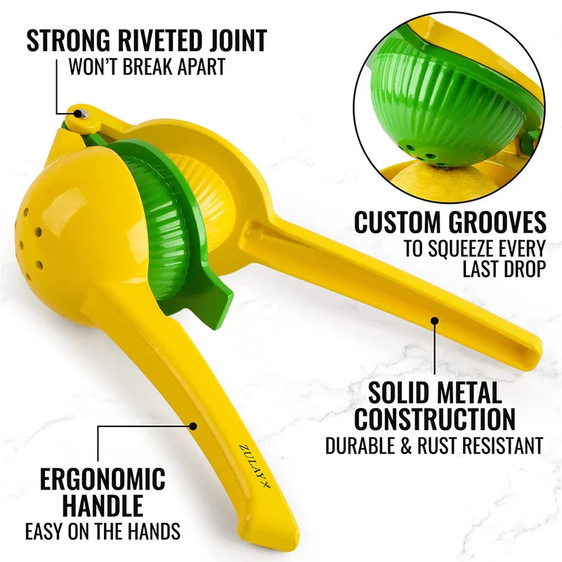 Portable Manual Citrus Juicer for Lemon Lime Orange Fruit Extractor Kitchen Tool