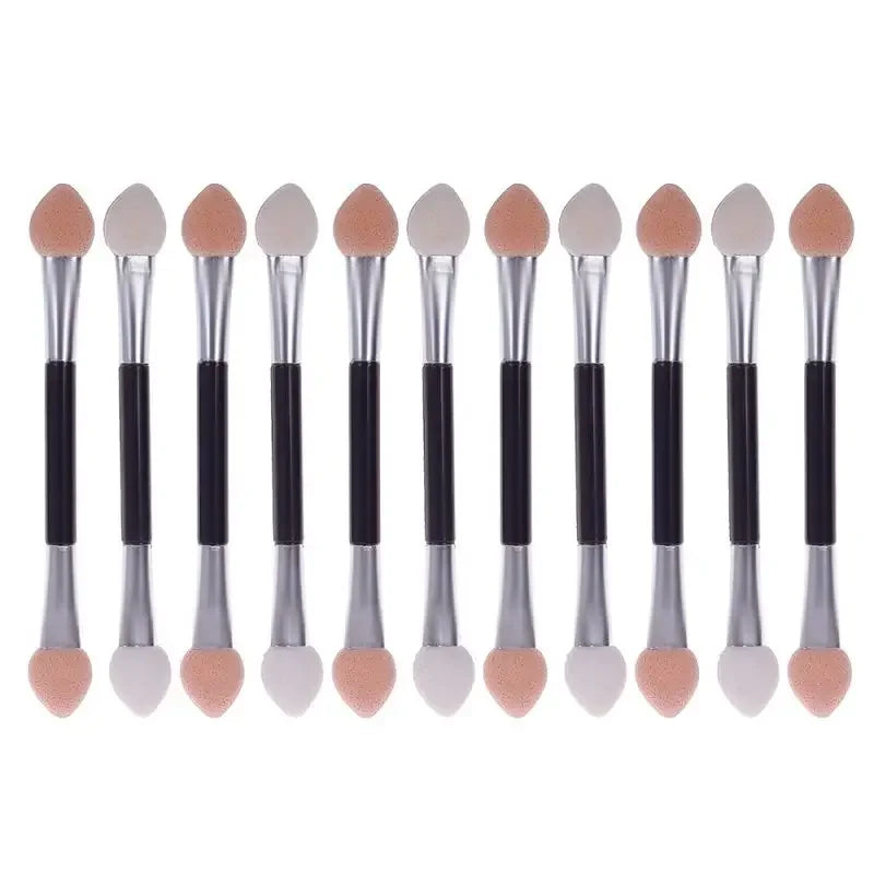12 Pack Professional Makeup Brushes Set Double-End Eye Shadow & Eyeliner Tools