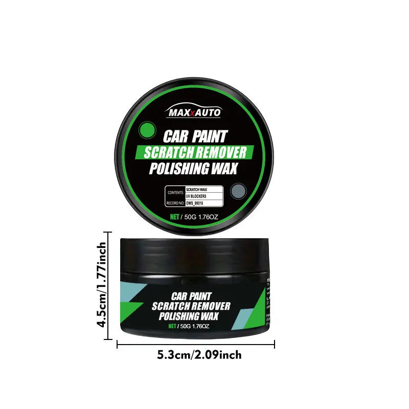 Car Scratch Wax Nano Gloss Polish Swirl Remover & Repair Paste - Multiple Colors