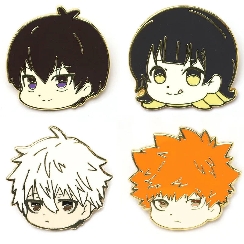 Anime Prison Q Cartoon Character Brooch Enamel Lapel Pin Jewelry Accessory