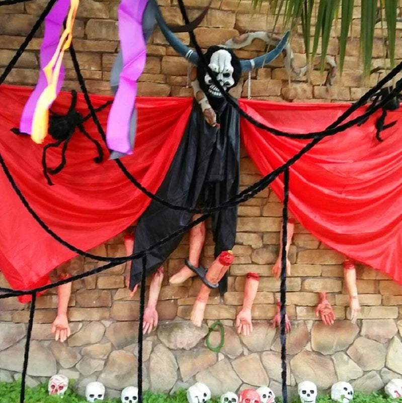 Halloween Horror Props Fake Bloody Severed Limb Set for Party & Haunted House Decor