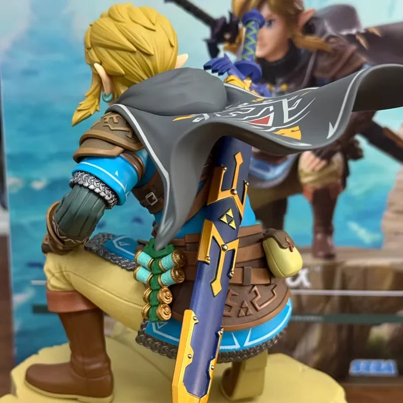Anime Link Action Figure with Treasure Box - 12cm PVC Collectible Toy