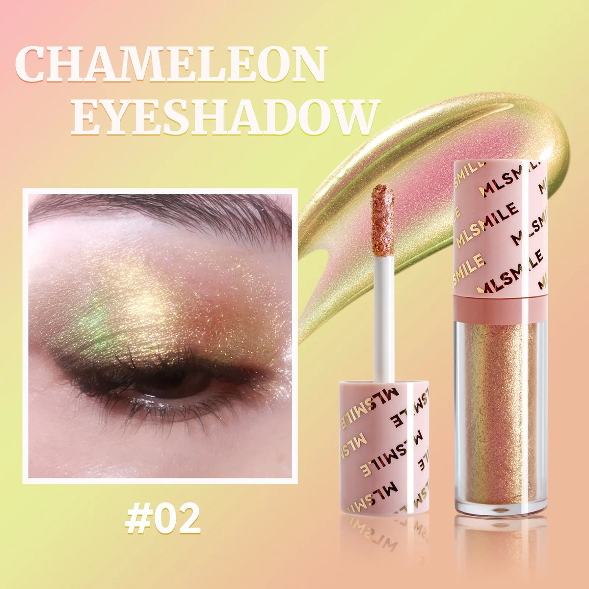 Multichrome Liquid Eyeshadow Set - Brightening, Quick Drying, Long-Lasting Makeup