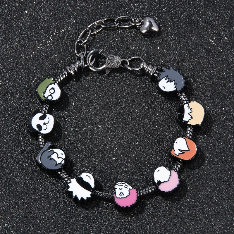 Jujutsu Kaisen Metal Bracelet for Women and Kids - Cute Anime Jewelry Gift