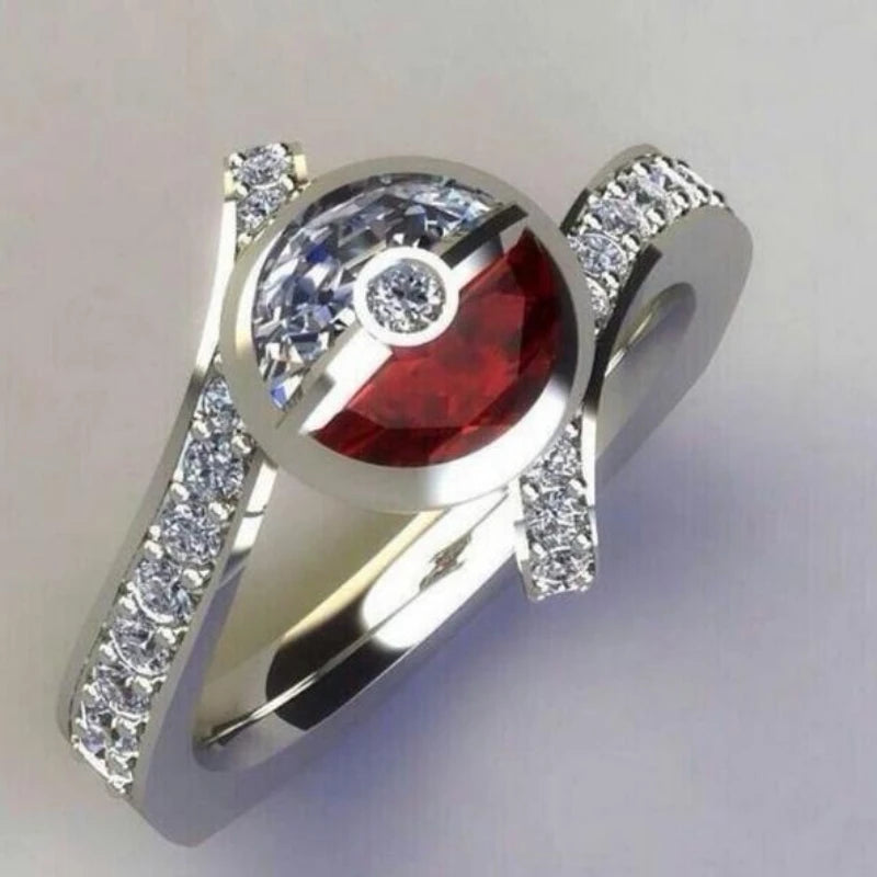 Delicate Synthetic Zircon Ring for All Seasons - Fashionable Gift Jewelry