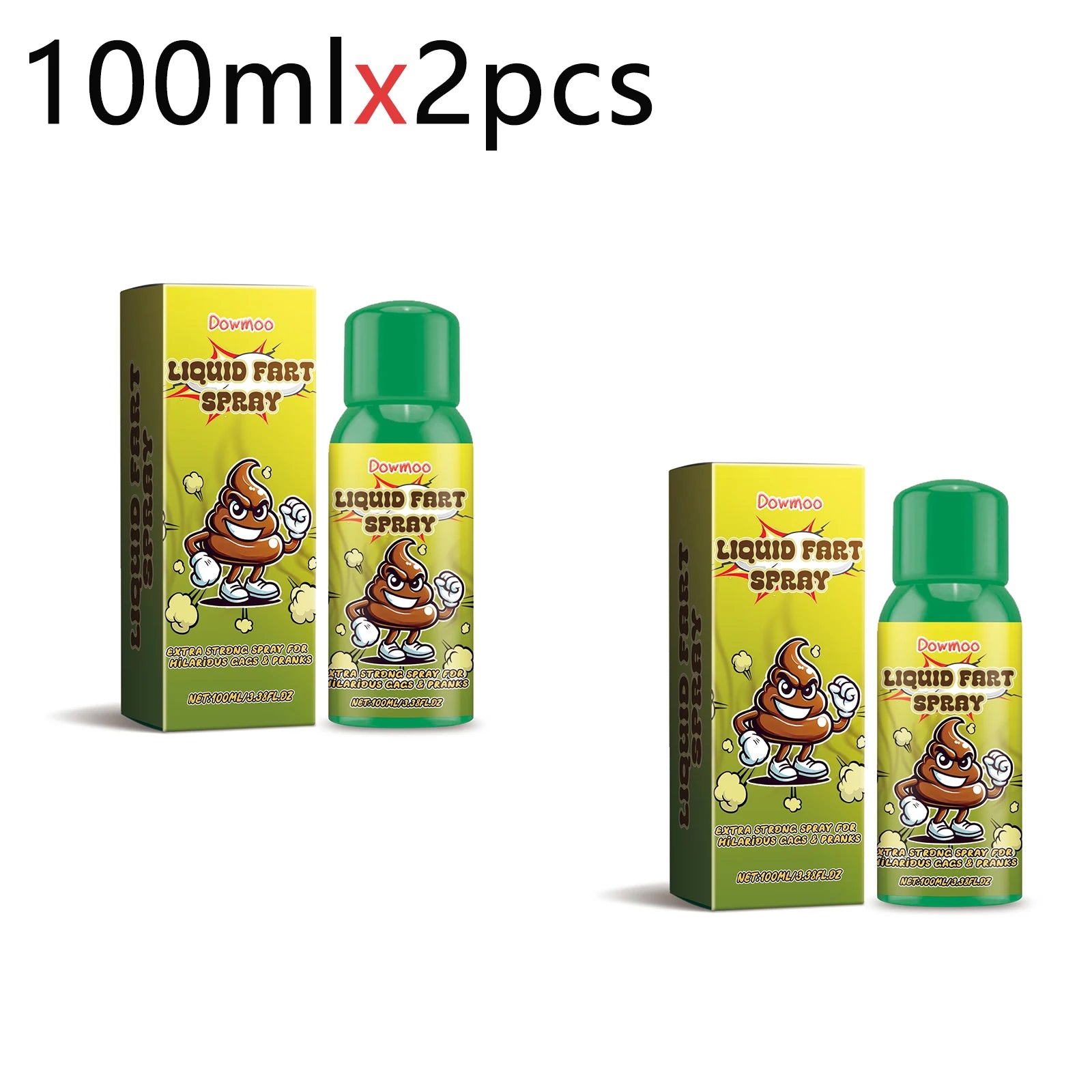100ml Super Stink Fart Spray - Extra Potent Prank Odor with Fake Poop Scent