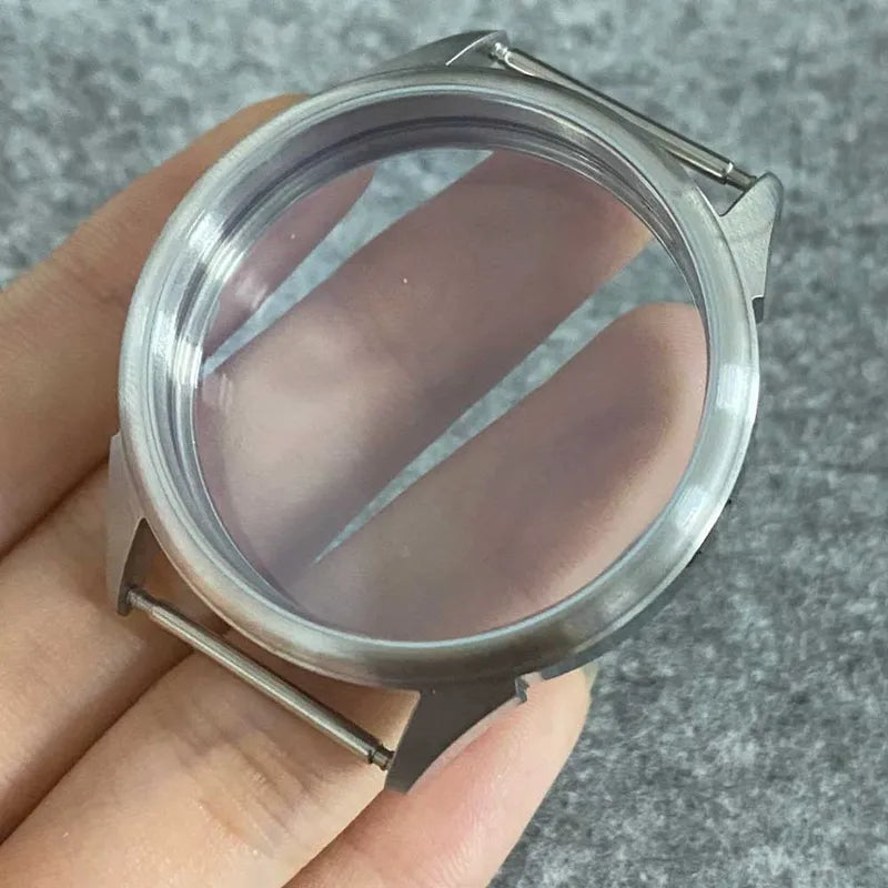 Stainless Steel Watch Case Kit for ETA6497/6498 & Seagull ST3600 Movements, Waterproof, 42mm