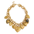 Waterproof 18K Gold PVD Stainless Steel Heart Pendant Necklace Jewelry