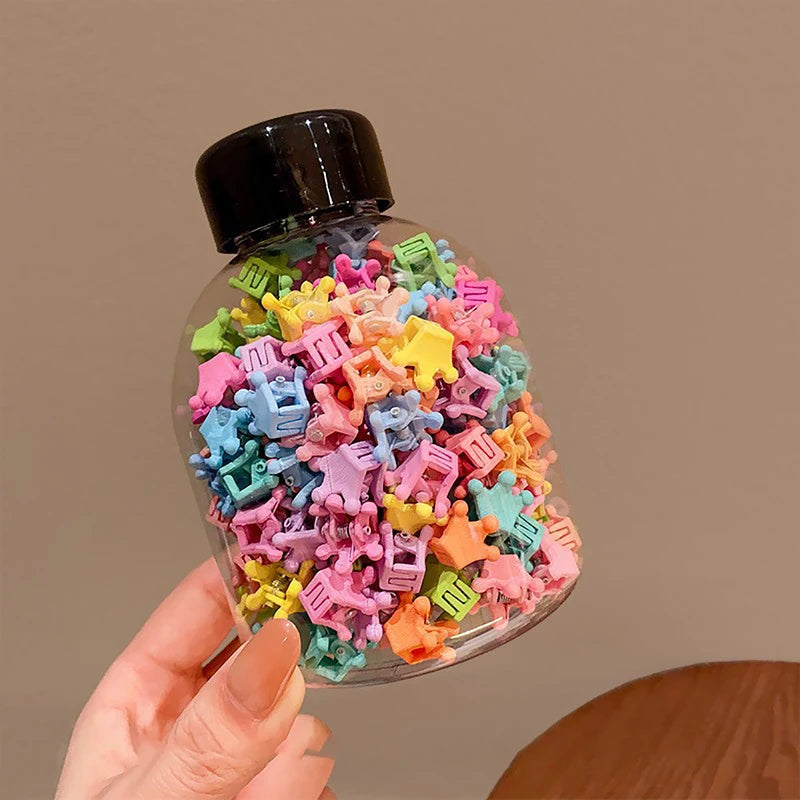 Baby Mini Hair Claw Clips 100Pcs Kids Hair Accessories for Bangs & Broken Hair
