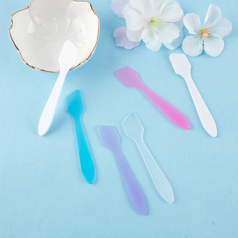 Mini Cosmetic Spatulas Set - Makeup & Face Mask Application Tools, 10 Pcs