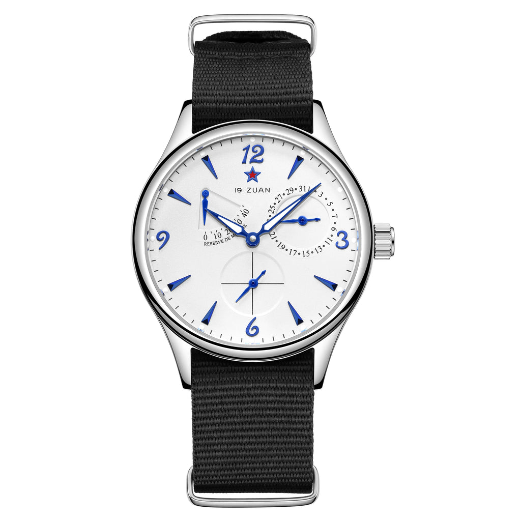 Men's Pilot Watch 40mm Automatic Mechanical Water Resistant 50m - Retro Style