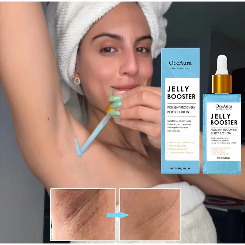 Niacinamide Body Lotion Serum for Dark Skin Lightening & Hydration - Private Areas, Underarms, Intimate