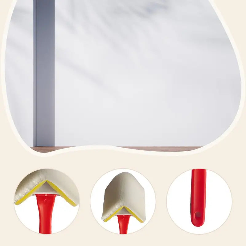 Nylon Corner Paint Brush with Sponge Pad for Edging and Trim Painting