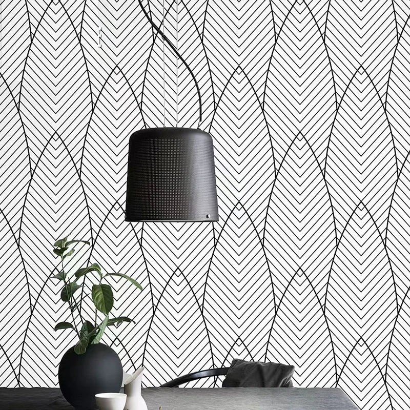 Geometric Peel-and-Stick Wall Contact Paper for Home Decor, Waterproof & Removable