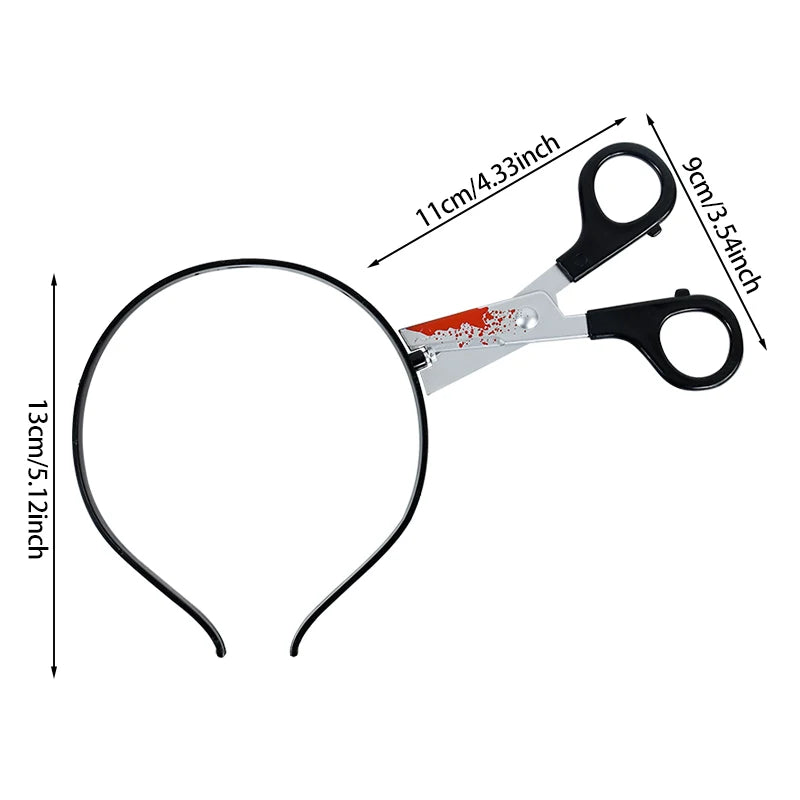 Halloween Horror Fake Saws Knife Headband - Party Prop Costume Accessory