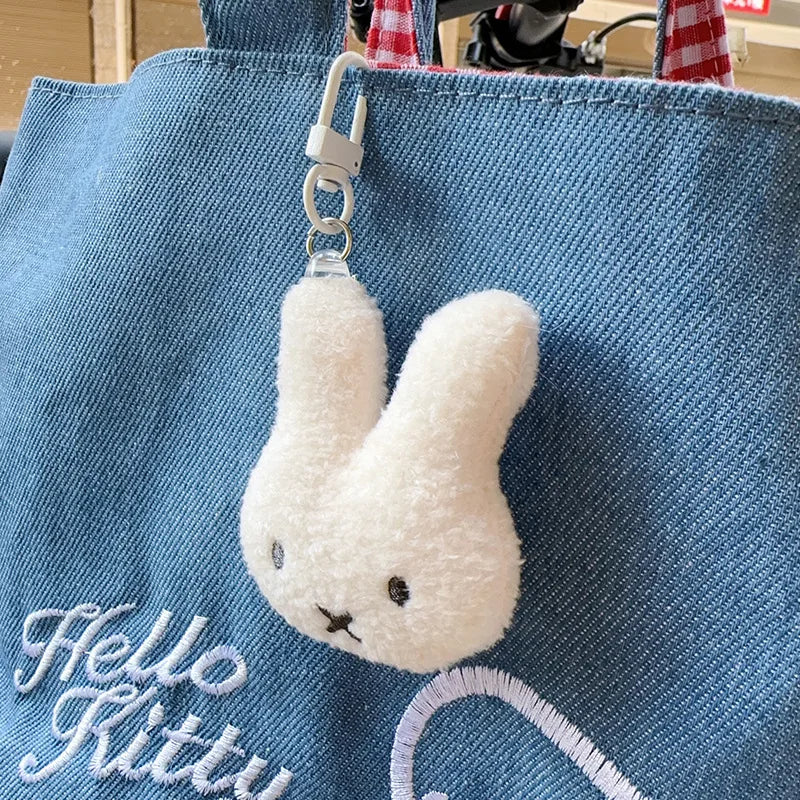 Cute Miffy Keychain Cartoon Rabbit Doll Car & Bag Pendant - Multiple Colors