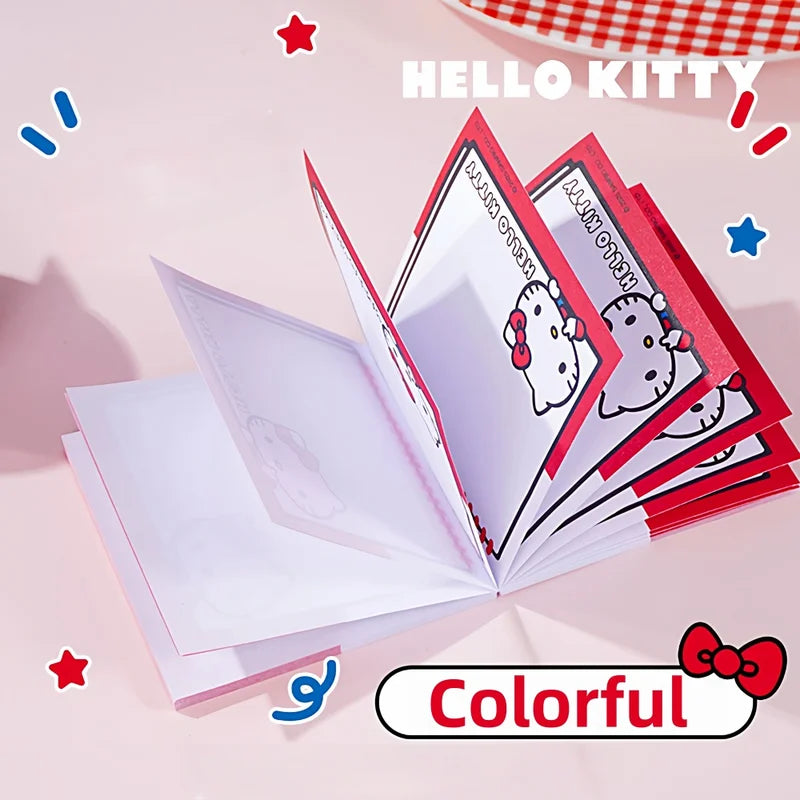Hello Kitty Memo Pad Set - Cartoon Notepad for Kids and Women, Birthday Gift